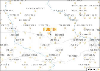 map of Rudník