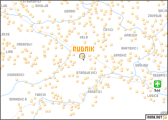 map of Rudnik