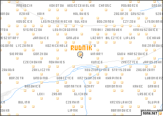 map of Rudnik