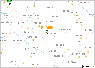 map of Rudnik