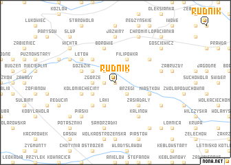 map of Rudnik