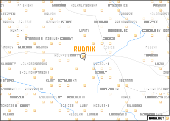 map of Rudnik