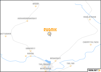 map of Rudnik