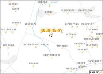 map of Rudninskiy