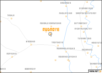 map of Rudnoye