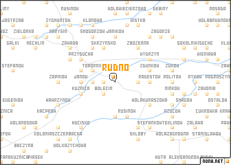 map of Rudno