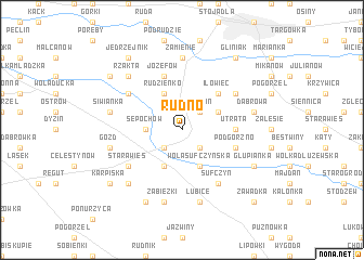 map of Rudno