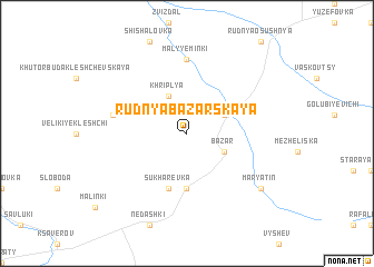 map of Rudnya Bazarskaya
