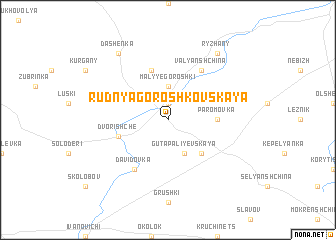 map of Rudnya-Goroshkovskaya