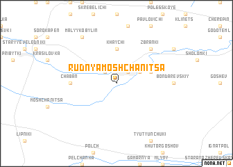 map of Rudnya Moshchanitsa