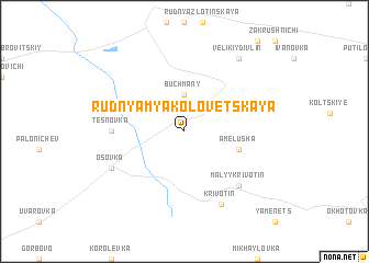 map of Rudnya Myakolovetskaya