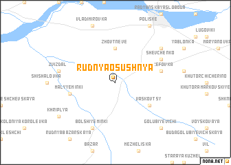 map of Rudnya Osushnya