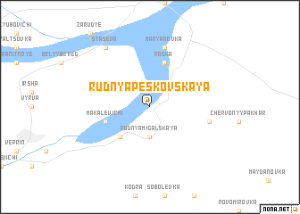 map of Rudnya Peskovskaya