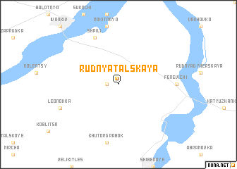 map of Rudnya-Talʼskaya