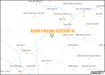 map of Rudnya Udalevskaya