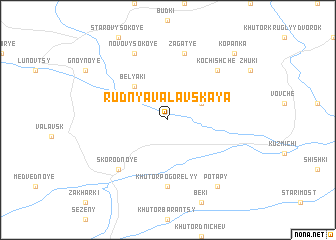 map of Rudnya Valavskaya