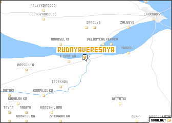 map of Rudnya-Veresnya