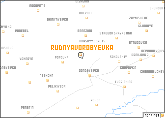 map of Rudnya-Vorob\