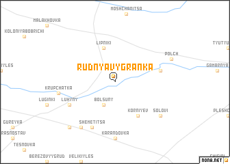 map of Rudnya Vygranka