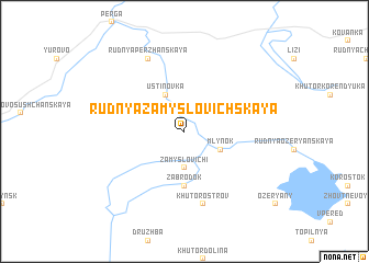 map of Rudnya-Zamyslovichskaya