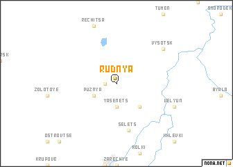 map of Rudnya