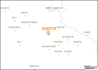 map of Rudnya