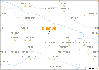 map of Rudnya