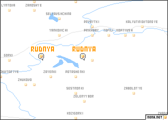 map of Rudnya