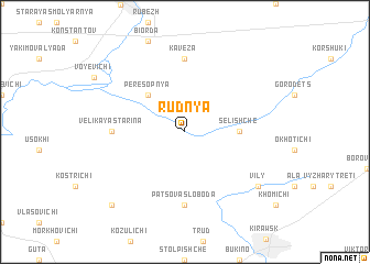 map of Rudnya