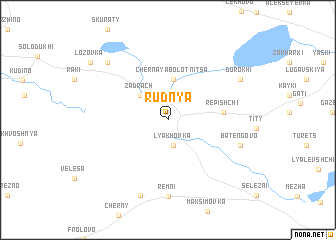 map of Rudnya