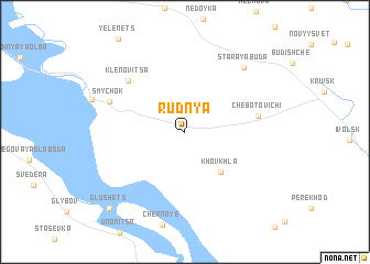 map of Rudnya