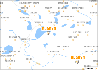 map of Rudnya