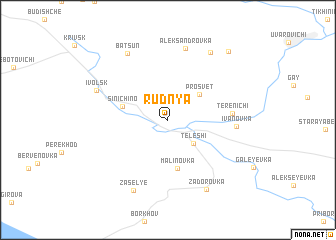 map of Rudnya