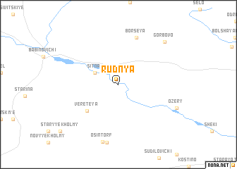 map of Rudnya