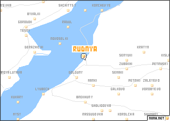 map of Rudnya