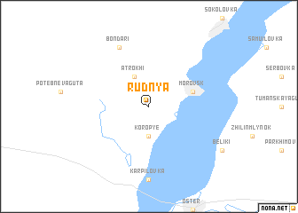 map of Rudnya