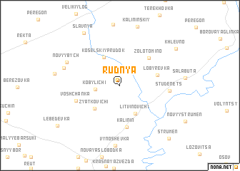 map of Rudnya