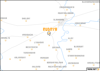 map of Rudnya