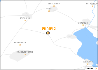 map of Rudnya