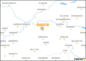 map of Rudnya