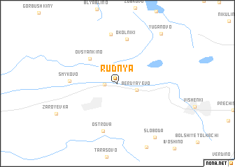 map of Rudnya