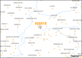 map of Rudnya