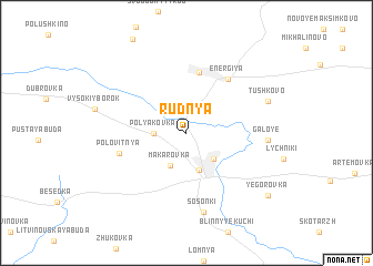 map of Rudnya