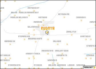 map of Rudnya