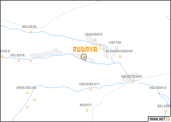 map of Rudnya