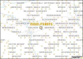 map of Rudolfsberg