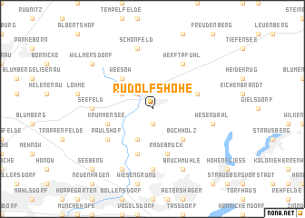 map of Rudolfshöhe