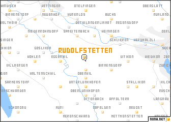 map of Rudolfstetten