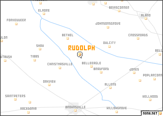 map of Rudolph