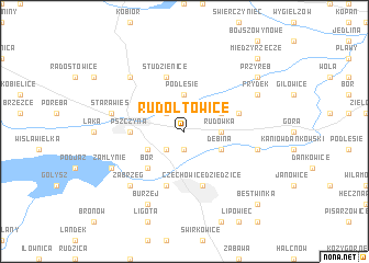 map of Rudołtowice